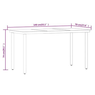 vidaXL Set da Pranzo da Giardino 5 pz con Cuscini Grigio