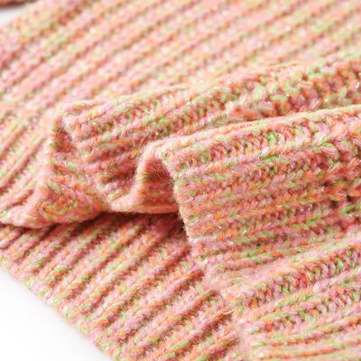 Maglione da Bambina Lavorato a Maglia Rosa Tenue 116