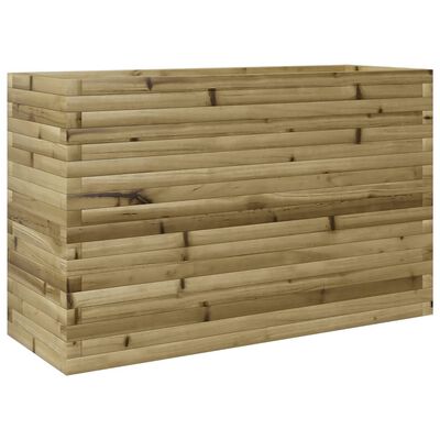 vidaXL Fioriera da Giardino 110x40x68,5 cm in Legno di Pino Impregnato