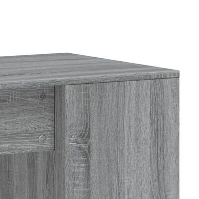 vidaXL Scrivania Grigio Sonoma 102x50x75 cm in Legno Multistrato