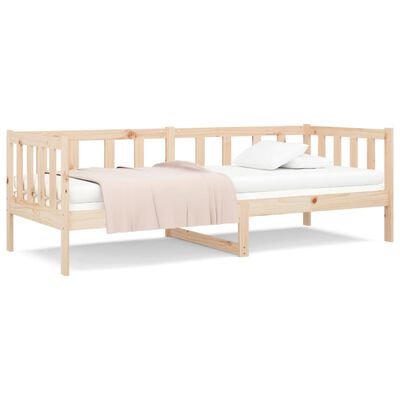 vidaXL Dormeuse senza Materasso 90x190 cm in Legno Massello di Pino