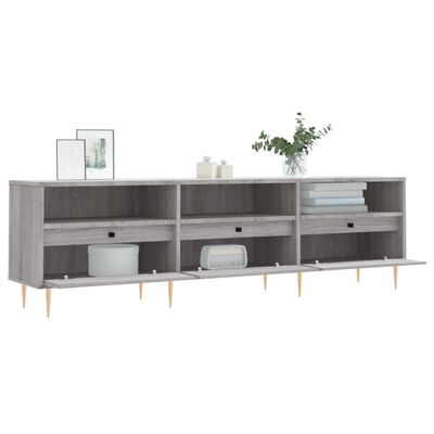 vidaXL Mobile Porta TV Grigio Sonoma 150x30x44,5 cm Legno Multistrato