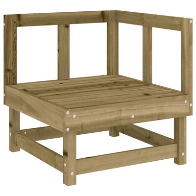 vidaXL Set Salotto da Giardino 6 pz in Legno Impregnato di Pino