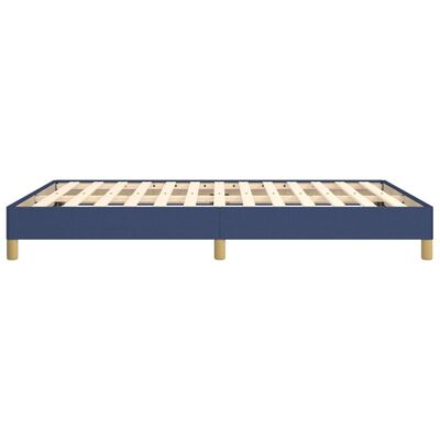 vidaXL Giroletto senza Materasso Blu 140x190 cm in Tessuto