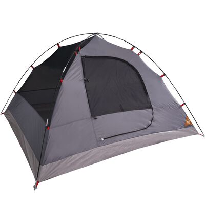 vidaXL Tenda da Campeggio a Cupola 6 Persone Arancione Impermeabile