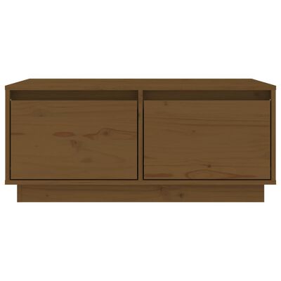 vidaXL Tavolino da Salotto ambra 80x50x35 cm Legno Massello di Pino