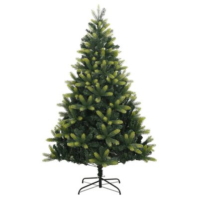 vidaXL Albero di Natale Artificiale Incernierato con Base 180 cm