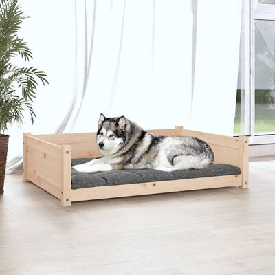 vidaXL Cuccia per Cani 105,5x75,5x28 cm in Legno Massello di Pino