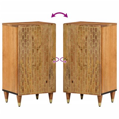 vidaXL Credenza 40x33x75 cm in Legno Massello di Mango