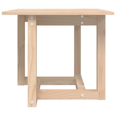 vidaXL Tavolino da Salotto 50x50x45 cm Legno Massello di Pino