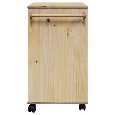 vidaXL Carrello da Cucina OTTA 59x45x80 cm in Legno Massello di Pino