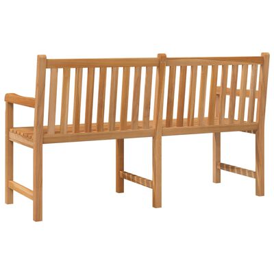 vidaXL Panchina da Giardino 150 cm in Legno Massello di Teak