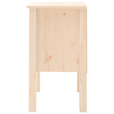 vidaXL Comodino 40x35x61,5 cm in Legno Massello di Pino