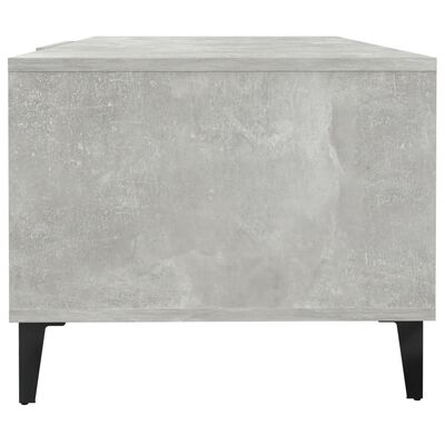 vidaXL Tavolino Salotto Grigio Cemento 102x50x40 cm Legno Multistrato