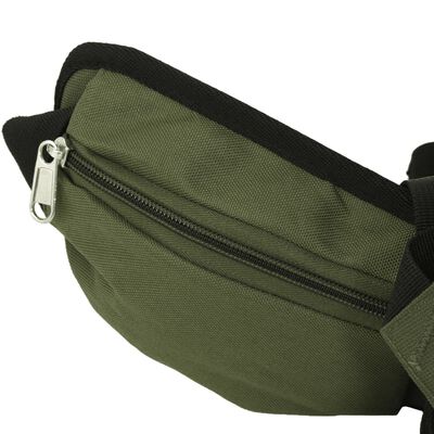 vidaXL Zaino da Trekking Verde Militare 60 L in Tessuto Oxford