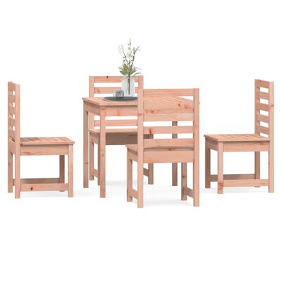 vidaXL Set da Pranzo per Giardino 5 pz in Legno Massello di Douglas