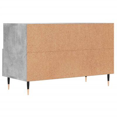 vidaXL Mobile per TV Grigio Cemento 80x36x50 cm Legno Multistrato