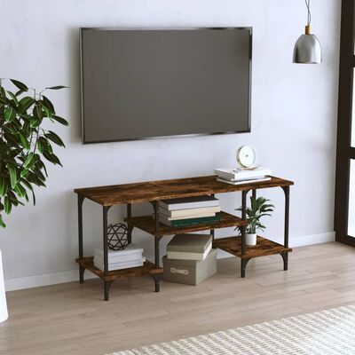 vidaXL Mobile Porta TV Rovere Fumo 102x35x45,5 cm in Legno Multistrato