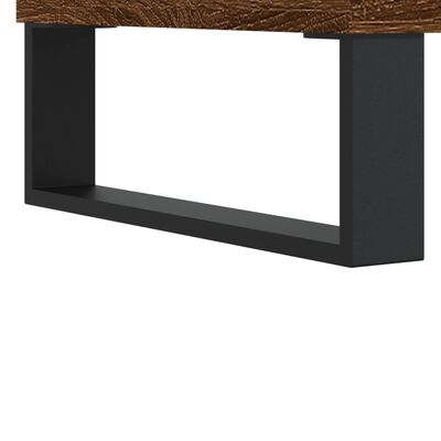 vidaXL Tavolino da Salotto Rovere Marrone 90x60x35cm Legno Multistrato