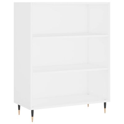 vidaXL Credenza Bianca 69,5x34x180 cm in Legno Multistrato