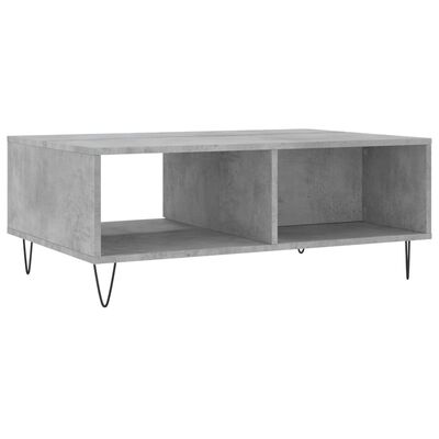 vidaXL Tavolino da Salotto Grigio Cemento 90x60x35cm Legno Multistrato