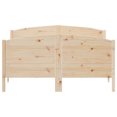 vidaXL Giroletto senza Materasso 140x200 cm in Legno Massello di Pino