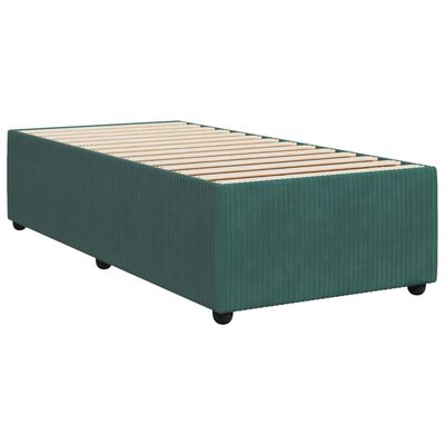 vidaXL Giroletto Verde Scuro 80x200 cm in Velluto