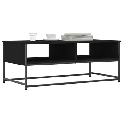 vidaXL Tavolino da Salotto Nero 100x51x40 cm in Legno Multistrato