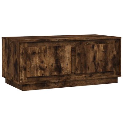 vidaXL Tavolino da Salotto Rovere Fumo 102x50x44 cm Legno Multistrato