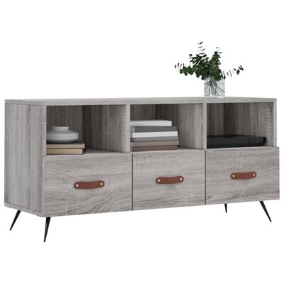 vidaXL Mobile TV Grigio Sonoma 102x36x50 cm in Legno Multistrato