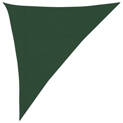 vidaXL Vela Parasole 160 g/m² Verde Scuro 3x4x5 m in HDPE