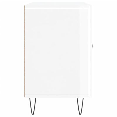 vidaXL Credenza Bianco Lucido 100x36x60 cm in Legno Multistrato