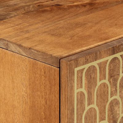 vidaXL Credenza 90x33x75 cm in Legno Massello di Mango