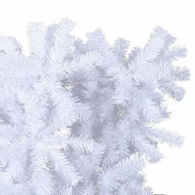 vidaXL Albero di Natale Artificiale Capovolto con Base Bianco 120 cm