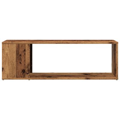 vidaXL Mobile Porta TV Legno Antico 100x24x32 cm in Legno Multistrato