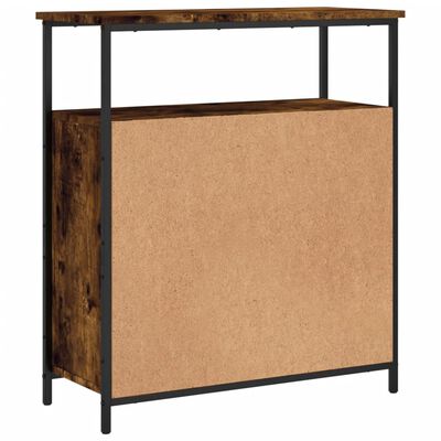 vidaXL Credenza Rovere Fumo 70x30x80 cm in Legno Multistrato