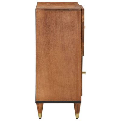 vidaXL Credenza 80x33x75 cm in Legno Massello di Mango