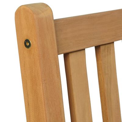 vidaXL Set da Pranzo per Esterni 5 pz in Legno Massello di Teak