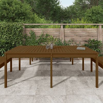 vidaXL Tavolo da Giardino Ambra 203,5x100x76cm Legno Massello di Pino