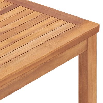 vidaXL Set da Pranzo per Esterni 5 pz in Legno Massello di Teak