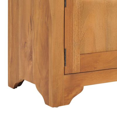 vidaXL Mobile TV 115x30x40 cm in Legno Massello di Teak