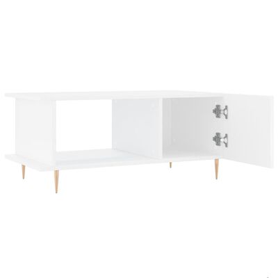 vidaXL Tavolino da Salotto Bianco 90x50x40 cm in Legno Multistrato