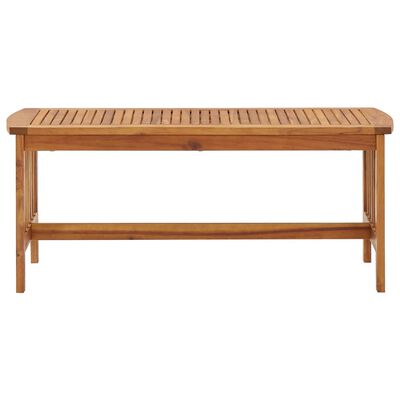 vidaXL Tavolino da Salotto 102x50x43 cm in Legno Massello di Acacia