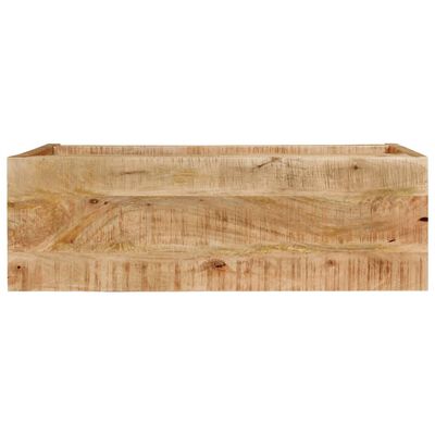 vidaXL Tavolo Consolle con 2 Cassetti 110x35x75cm Legno Massello Mango