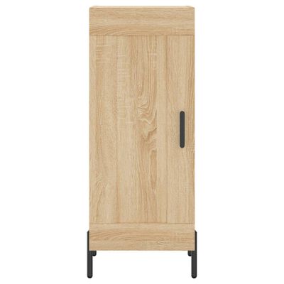 vidaXL Credenza Rovere Sonoma 34,5x34x180 cm in Legno Multistrato