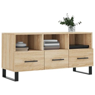 vidaXL Mobile Porta TV Rovere Sonoma 102x36x50 cm in Legno Multistrato