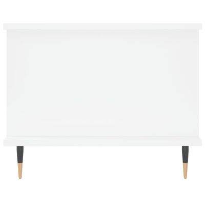 vidaXL Tavolino da Salotto Bianco 90x50x40 cm in Legno Multistrato