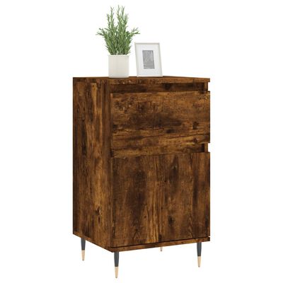 vidaXL Credenza Rovere Fumo 40x35x70 cm in Legno Multistrato