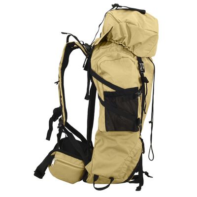 vidaXL Zaino da Trekking Cachi 60 L in Tessuto Oxford