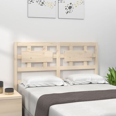 vidaXL Testiera per Letto 165,5x4x100 cm Legno Massello di Pino